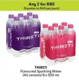 Makro THIRSTI Flavoured Sparkling Water offer