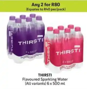 Makro THIRSTI Flavoured Sparkling Water offer