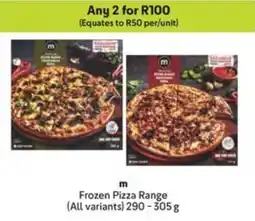 Makro m Frozen Pizza Range offer