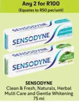 Makro SENSODYNE Clean & Fresh, Naturals, Herbal Multi Care and Gentle Whitening offer