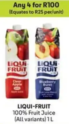 Makro LIQUI-FRUIT 100% Fruit Juice offer