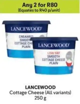 Makro LANCEWOOD Cottage Cheese offer
