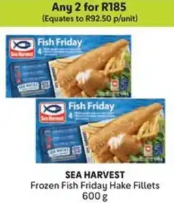Makro SEA HARVEST Frozen Fish Friday Hake Fillets offer