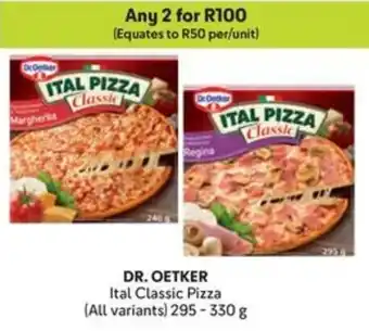 Makro DR. OETKER Ital Classic Pizza offer