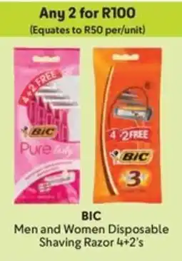 Makro BIC Men and Women Disposable Shaving Razor offer