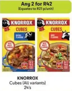 Makro KNORROX Cubes offer
