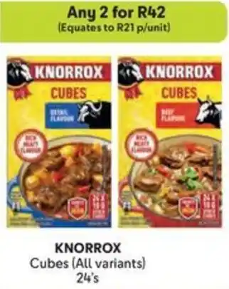 Makro KNORROX Cubes offer