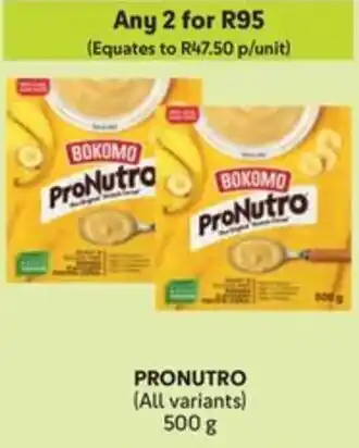 Makro Bokomo ProNutro offer