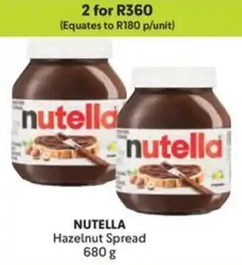 Makro NUTELLA Hazelnut Spread offer