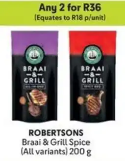 Makro ROBERTSONS Braai & Grill Spice offer