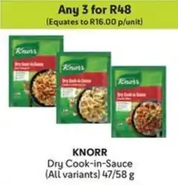 Makro KNORR Dry Cook-in-Sauce offer
