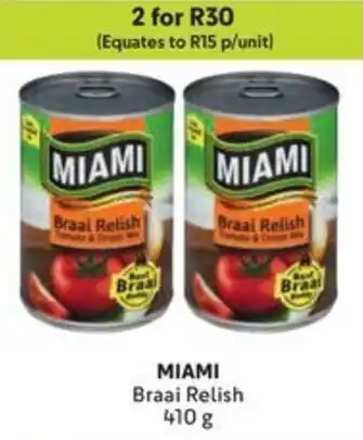 Makro MIAMI Braai Relish offer
