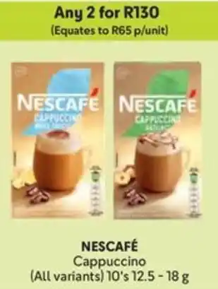 Makro NESCAFÉ Cappuccino offer