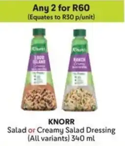 Makro KNORR Salad or Creamy Salad Dressing offer