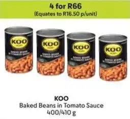 Makro KOO Baked Beans in Tomato Sauce offer