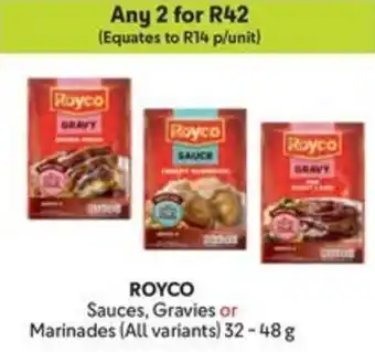 Makro ROYCO Sauces, Gravies or Marinades offer