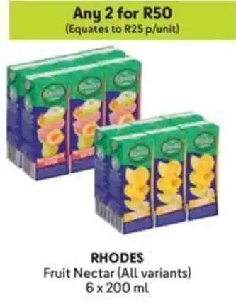 Makro RHODES Fruit Nectar offer