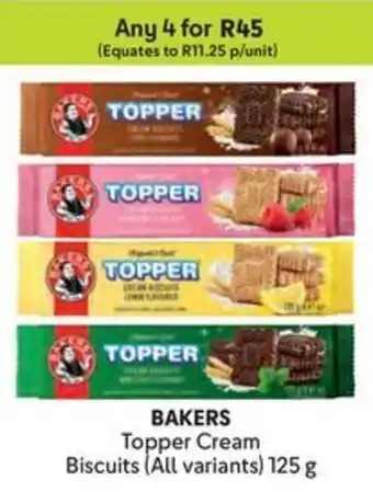 Makro BAKERS Topper Cream Biscuits offer