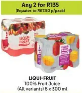 Makro LIQUI-FRUIT 100% Fruit Juice offer