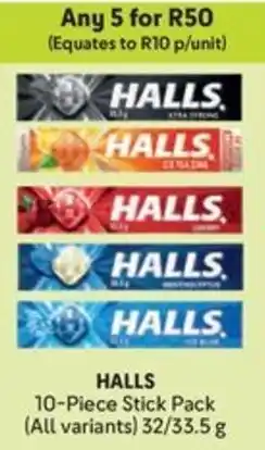 Makro HALLS Stick Pack offer