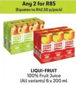 Makro LIQUI-FRUIT 100% Fruit Juice offer