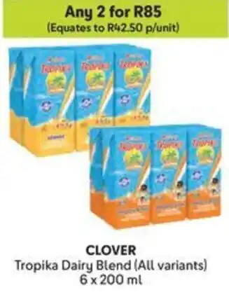 Makro CLOVER Tropika Dairy Blend offer