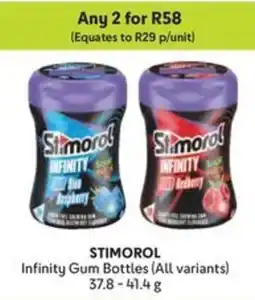 Makro STIMOROL Infinity Gum Bottles offer