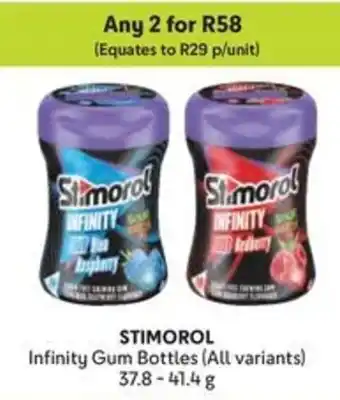 Makro STIMOROL Infinity Gum Bottles offer