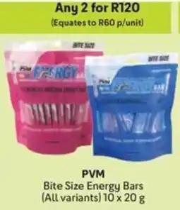 Makro PVM Bite Size Energy Bars offer