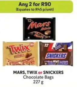 Makro MARS, TWIX or SNICKERS Chocolate Bags offer