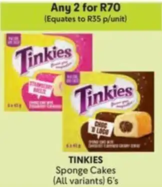 Makro TINKIES Sponge Cakes offer