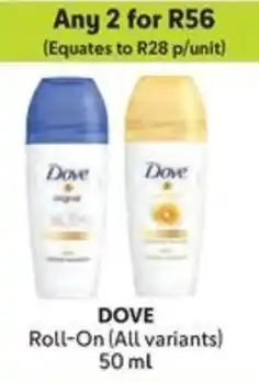 Makro DOVE Roll-On offer