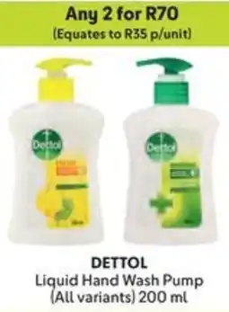 Makro DETTOL Liquid Hand Wash Pump offer