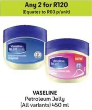 Makro VASELINE Petroleum Jelly offer