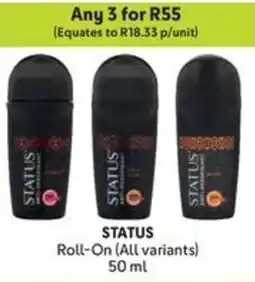 Makro STATUS Roll-On offer