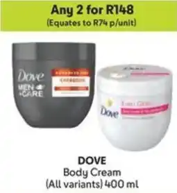 Makro DOVE Body Cream offer