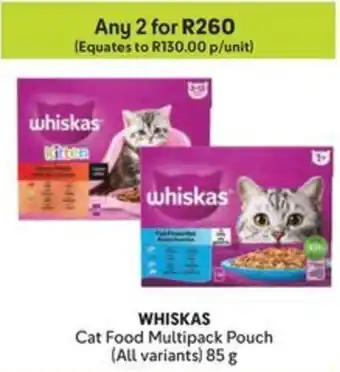 Makro WHISKAS Cat Food Multipack Pouch offer