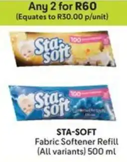 Makro STA-SOFT Fabric Softener Refill offer