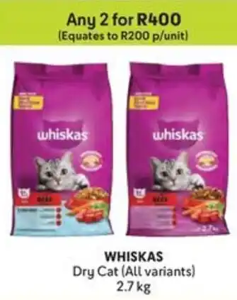 Makro WHISKAS Dry Cat offer