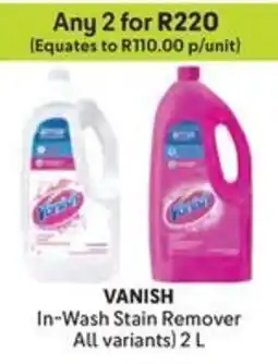 Makro VANISH In-Wash Stain Remover offer