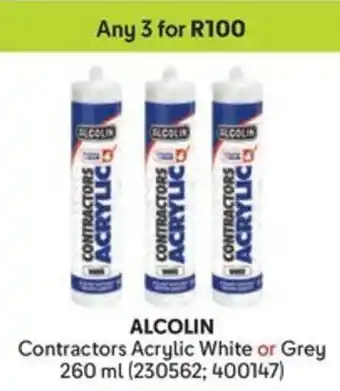 Makro ALCOLIN Contractors Acrylic White or Grey offer