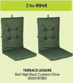 Makro Terrace Leisure Bali High Back Cushion Olive offer