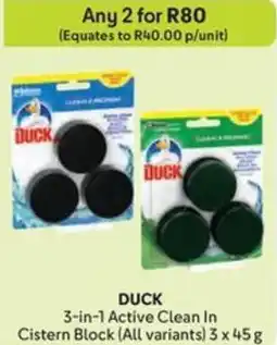 Makro DUCK 3-in-1 Active Clean In Cistern Block offer