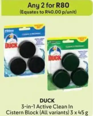 Makro DUCK 3-in-1 Active Clean In Cistern Block offer