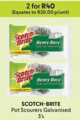 Makro SCOTCH-BRITE Pot Scourers Galvanised offer