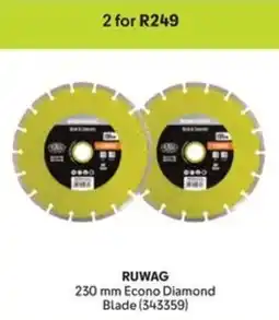 Makro RUWAG Econo Diamond Blade offer
