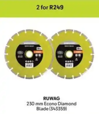 Makro RUWAG Econo Diamond Blade offer
