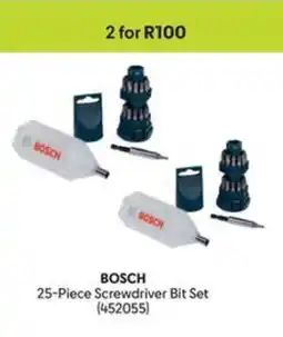 Makro BOSCH Screwdriver Bit Set offer