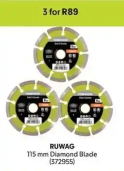 Makro RUWAG 115 mm Diamond Blade offer