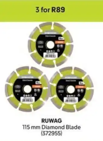 Makro RUWAG 115 mm Diamond Blade offer